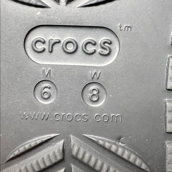 Crocs Classic Cozzzy Glitter Sandals - Size 8 - Picture 6 of 6